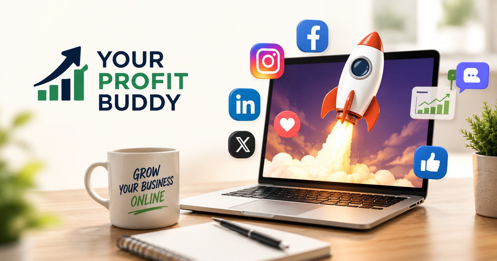 social media service for small business